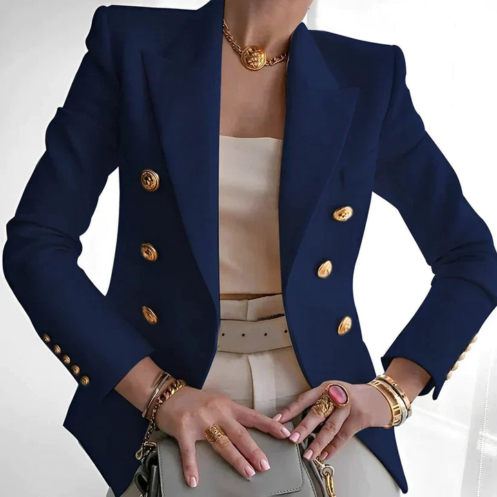 Blazer Femme Inspiré Ancien Taille Classique avec une Touche Contemporaine
