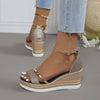 Ava | Sandales à Talons Wedge Plates pour Femmes