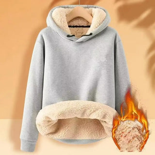Simon - Veste en sherpa avec capuche