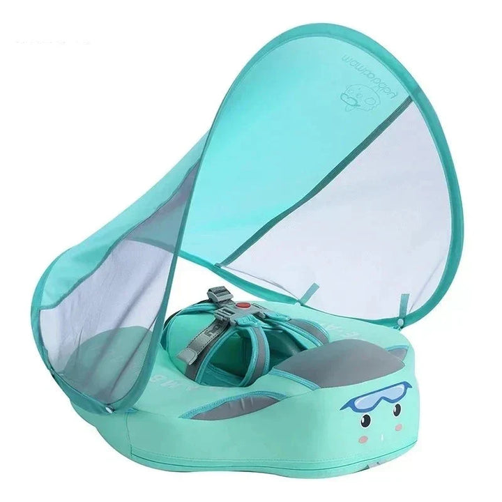Anneau de natation pour bébé et tout-petit avec ombrelle