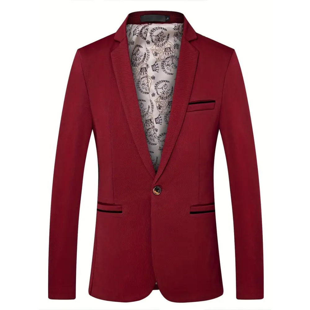 Blazer Homme Élégant Tailoring Raffiné pour l'Homme Moderne