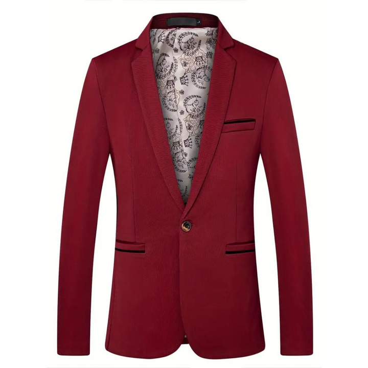 Blazer Homme Élégant Tailoring Raffiné pour l'Homme Moderne