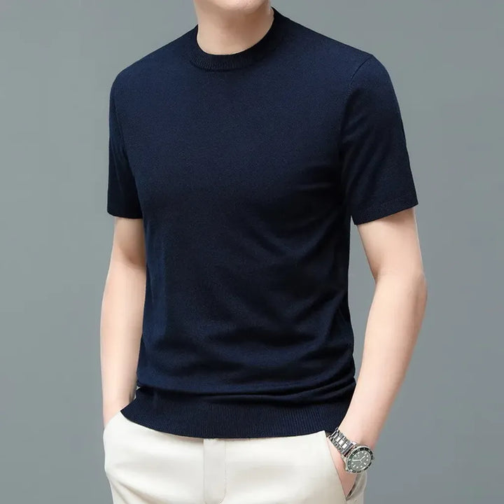T-shirt Homme Col Rond – Basics Élevés pour un Port Quotidien