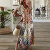 Beatrice | Robe Maxi Imprimée Boho pour Femme d'Été