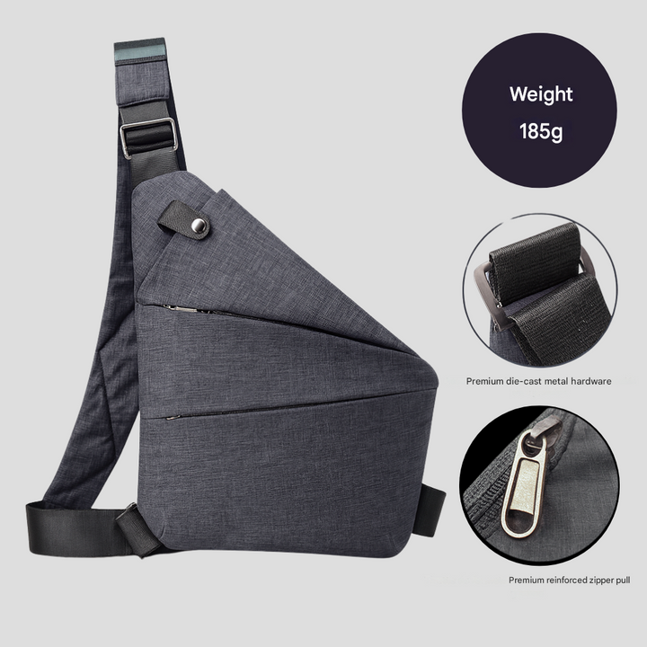 Sac de Voyage Crossbody Antivol – Securisé, Léger & Organisateur Mains Libres pour Utilisation Urbaine & Quotidienne