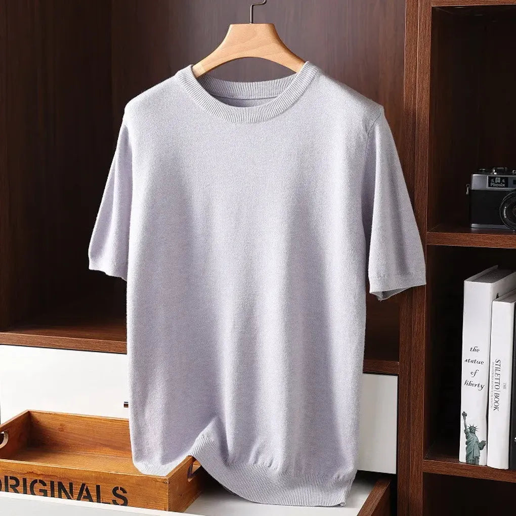 T-shirt Homme Col Rond – Basics Élevés pour un Port Quotidien