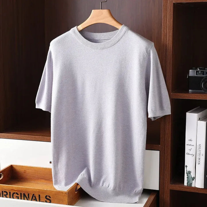 T-shirt Homme Col Rond – Basics Élevés pour un Port Quotidien