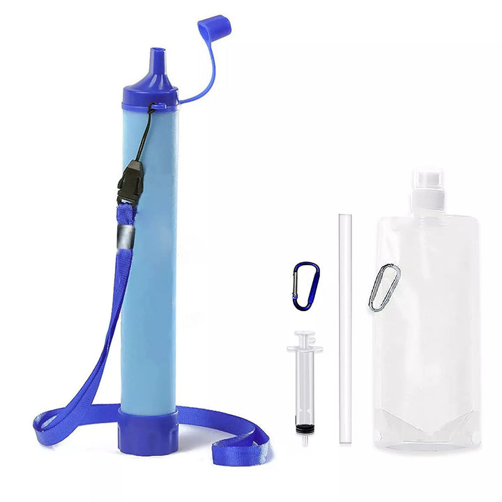 Filtre à eau d'urgence pour la survie en extérieur – Hydratation fiable dans n'importe quel environnement