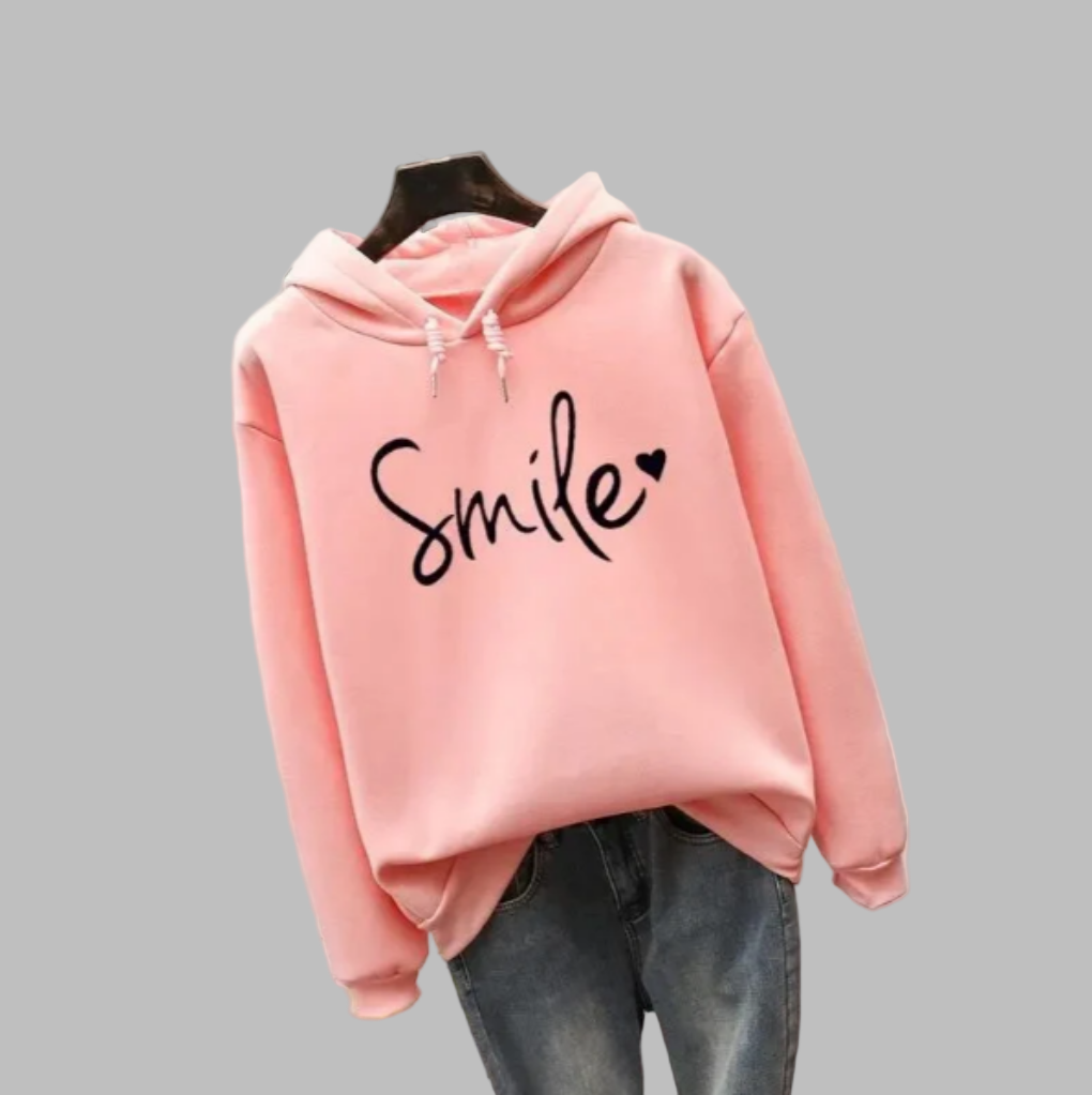 Sweat à Capuche Femme Sourire