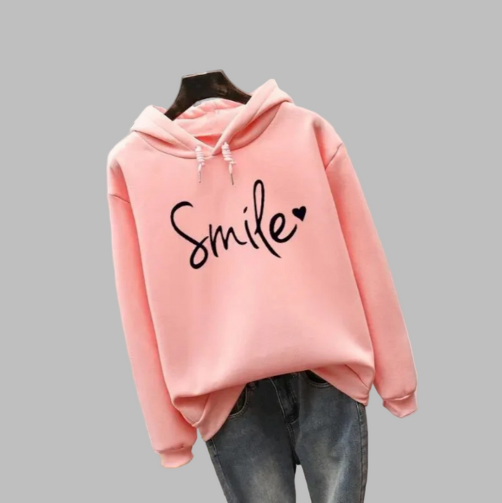 Sweat à Capuche Femme Sourire