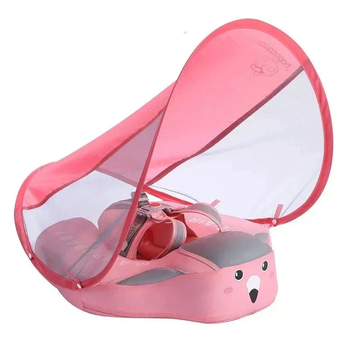 Anneau de natation pour bébé et tout-petit avec ombrelle