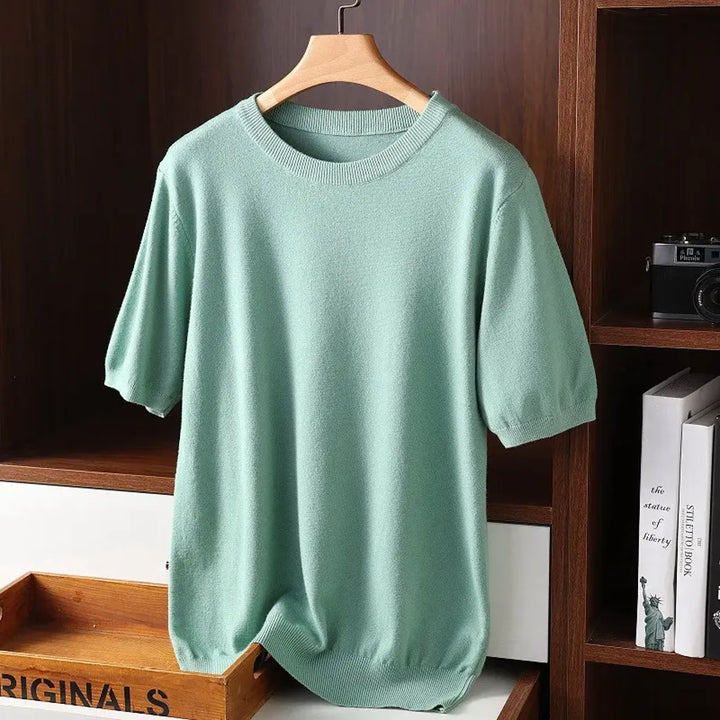 T-shirt Homme Col Rond – Basics Élevés pour un Port Quotidien