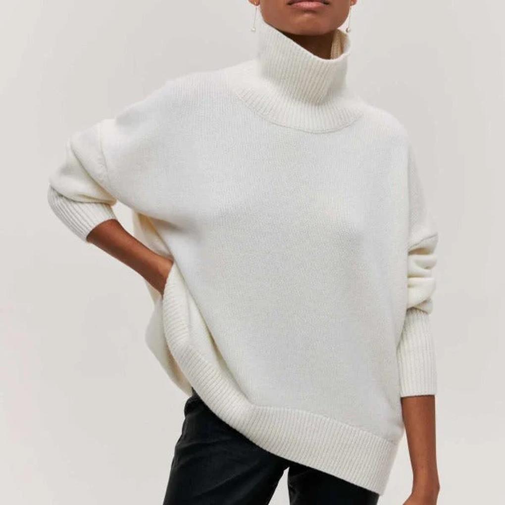 Pull à col roulé pour femmes – Basique d'hiver