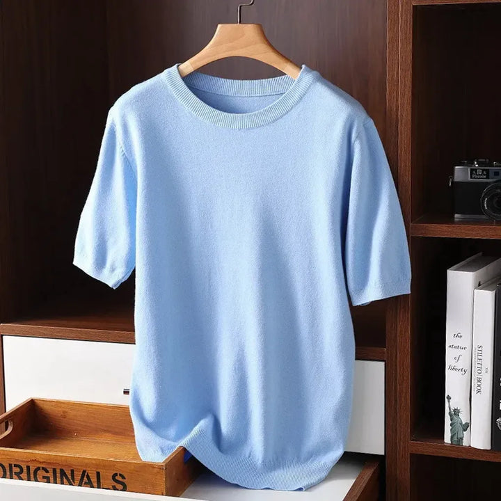 T-shirt Homme Col Rond – Basics Élevés pour un Port Quotidien