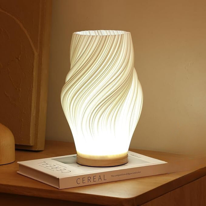Lampe de Table LED Luxe Design Tourbillon