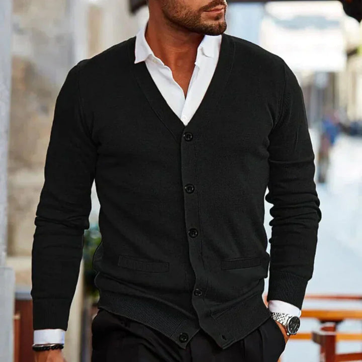 Cardigan en Coton pour Hommes Style Casual