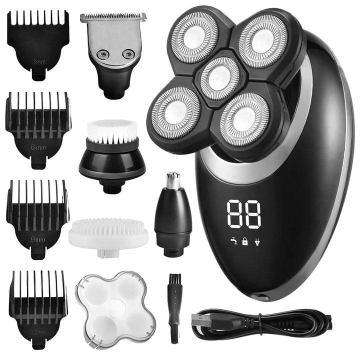Tondeuse Multi-Fonctionnelle Sans Fil Imperméable Pour Hommes