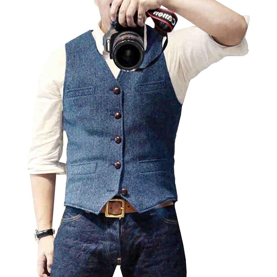 Gilet en denim pour homme