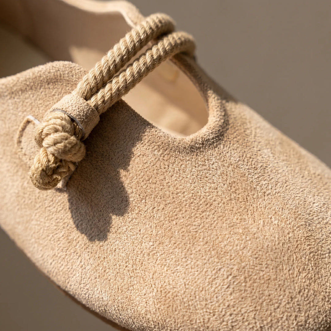 Ballerines Sans Lacet Avec Détail En Corde