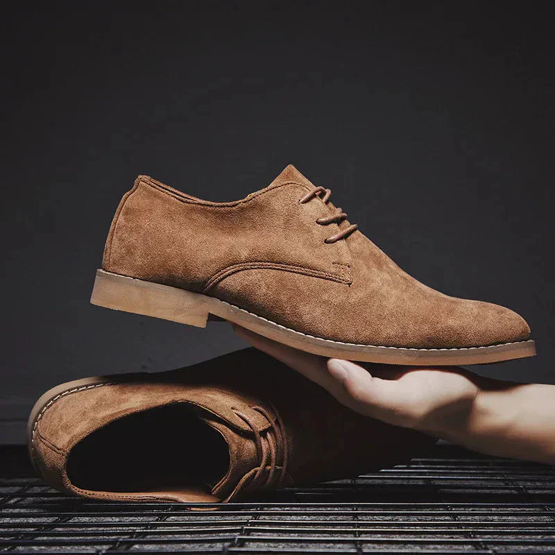 Chaussures Oxford en Suède pour Hommes