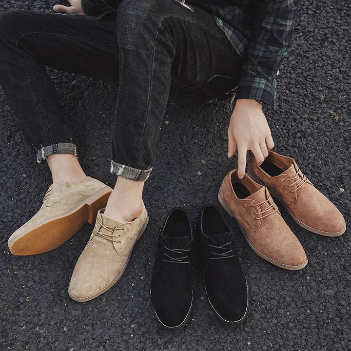 Chaussures Oxford en Suède pour Hommes