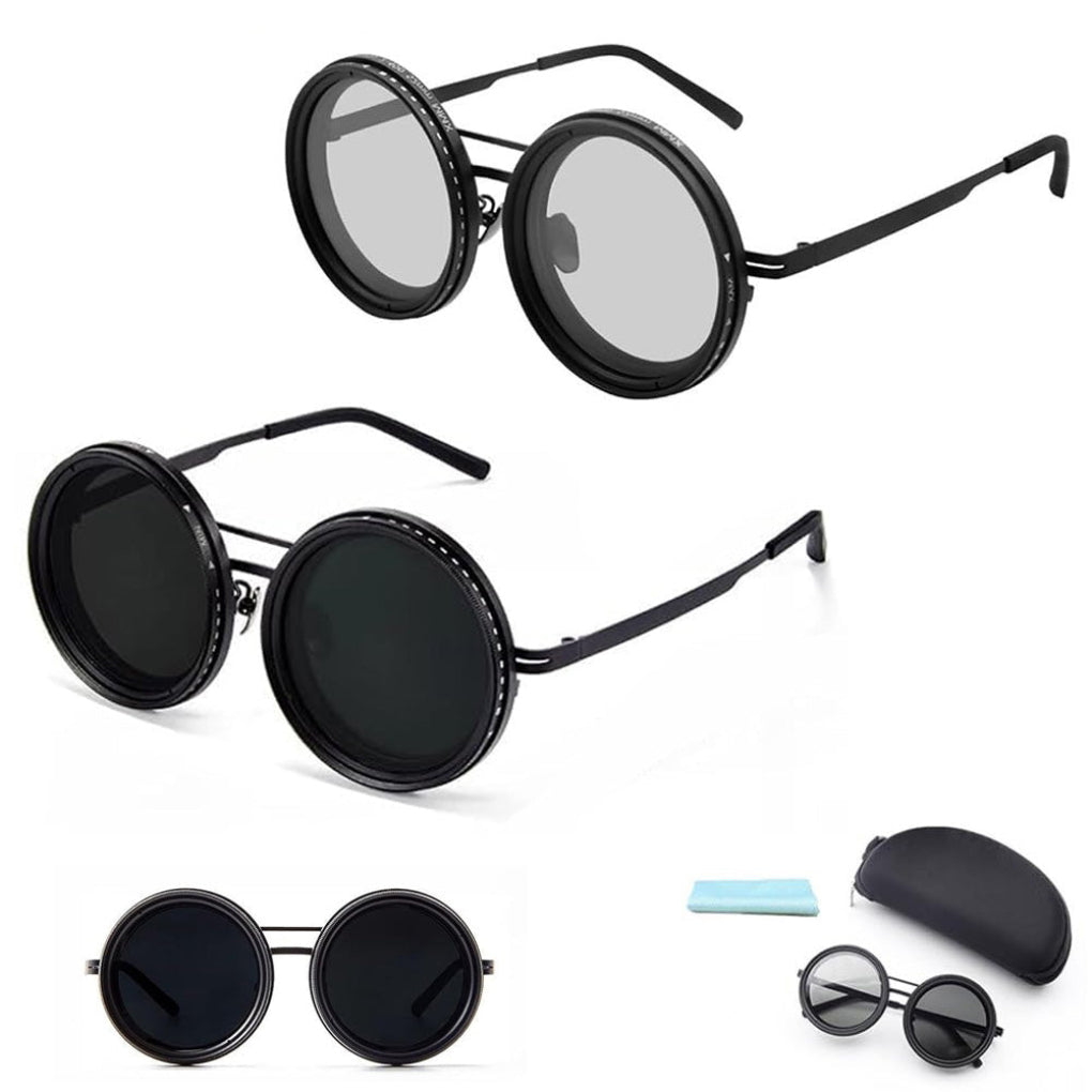 Lunettes de soleil avec brillance ajustable