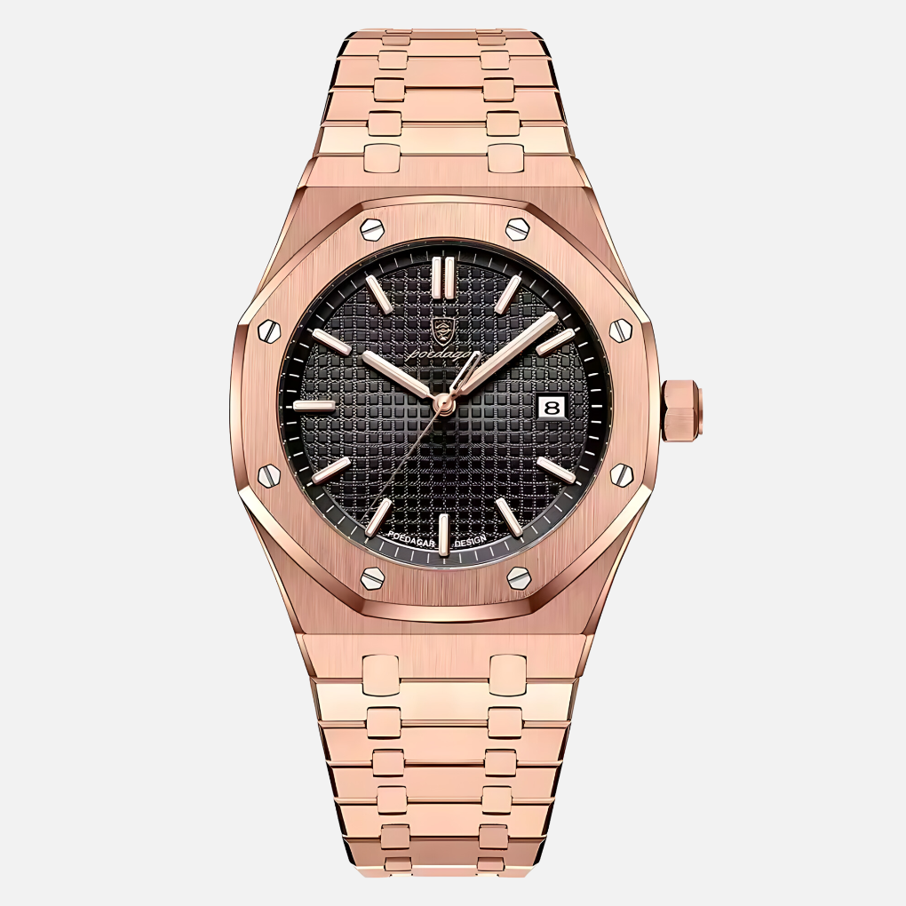 Montre Homme en Acier Inoxydable Élégante