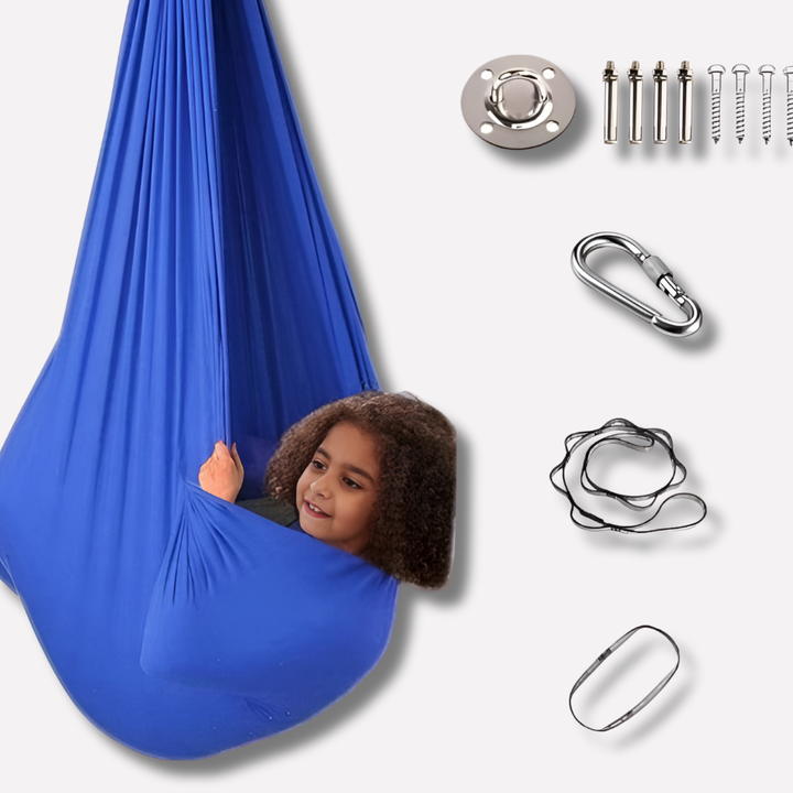 Balançoire Thérapeutique Suspendue pour Enfants Pod Sensoriel Intérieur Créer un Environnement Apaisant et Stimulant pour Votre Enfant