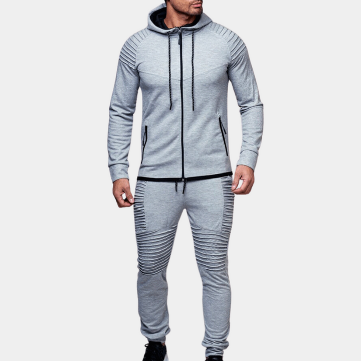 Ensemble de Survêtement à Capuche Casual pour Homme Confort Moderne Rencontre Style Fonctionnel