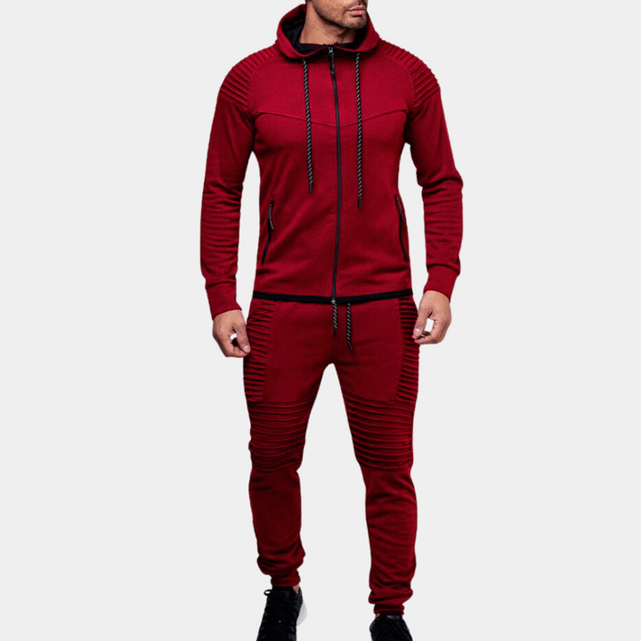 Ensemble de Survêtement à Capuche Casual pour Homme Confort Moderne Rencontre Style Fonctionnel