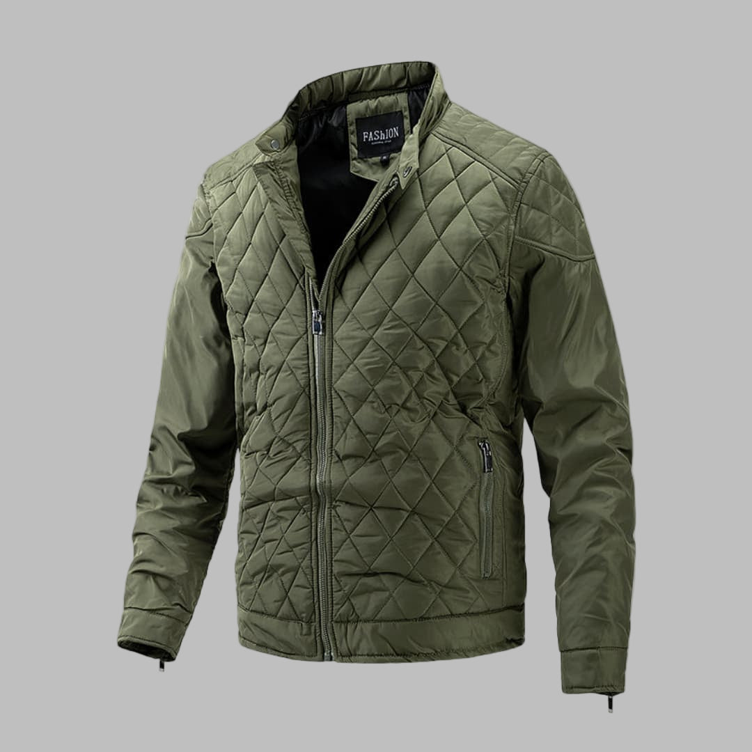 Veste Élégante Quilted pour Hommes – Style Polyvalent