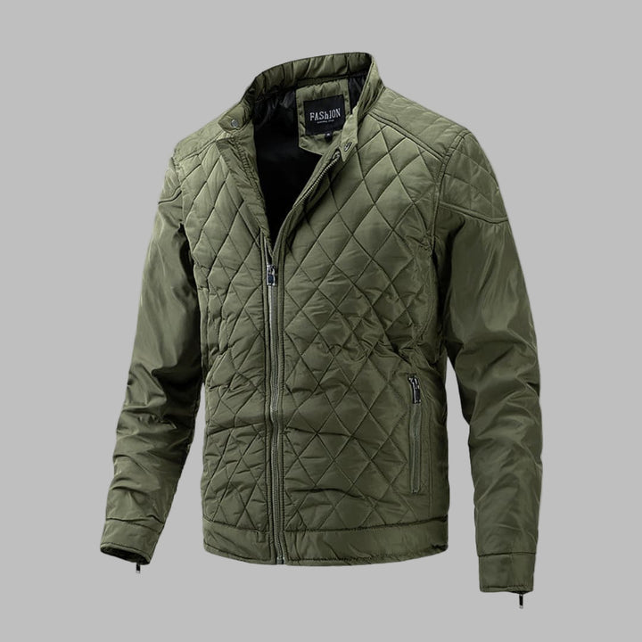 Veste Élégante Quilted pour Hommes – Style Polyvalent