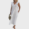 Alexis | Robe Maxi Casual Sans Manches avec Poches pour Femme