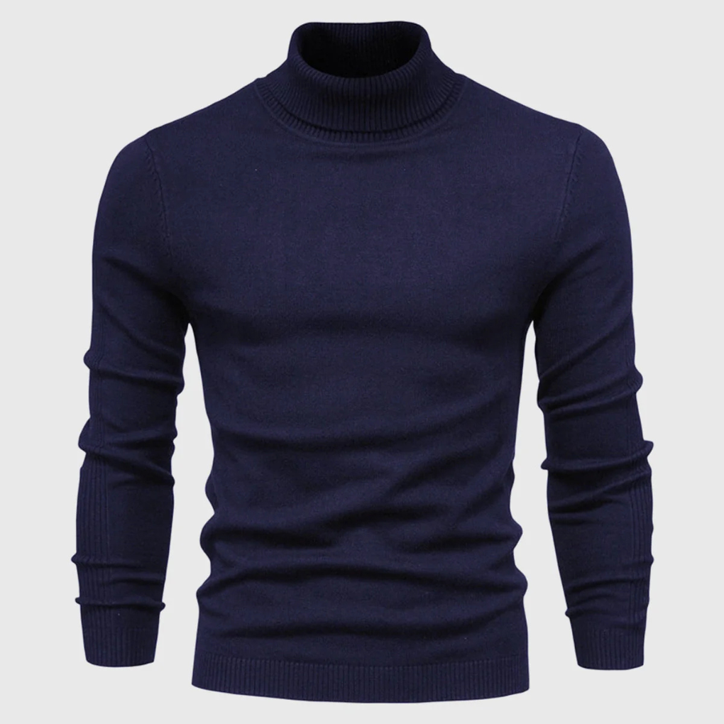 Pull col roulé washable pour homme – Style pratique avec vêtements quotidiens