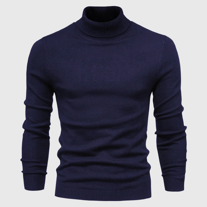 Pull col roulé washable pour homme – Style pratique avec vêtements quotidiens
