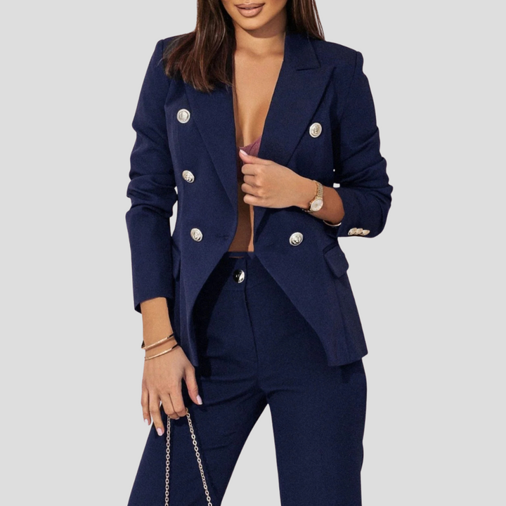 Ensemble Blazer Elisea pour Femmes – Costume Moderne d'Été