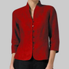 Blouse à col levant pour femmes – Détails chics avec flair polyvalent