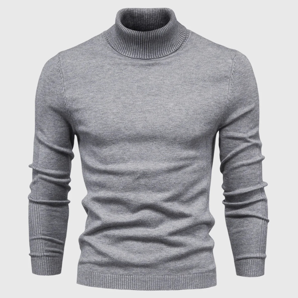 Pull col roulé washable pour homme – Style pratique avec vêtements quotidiens