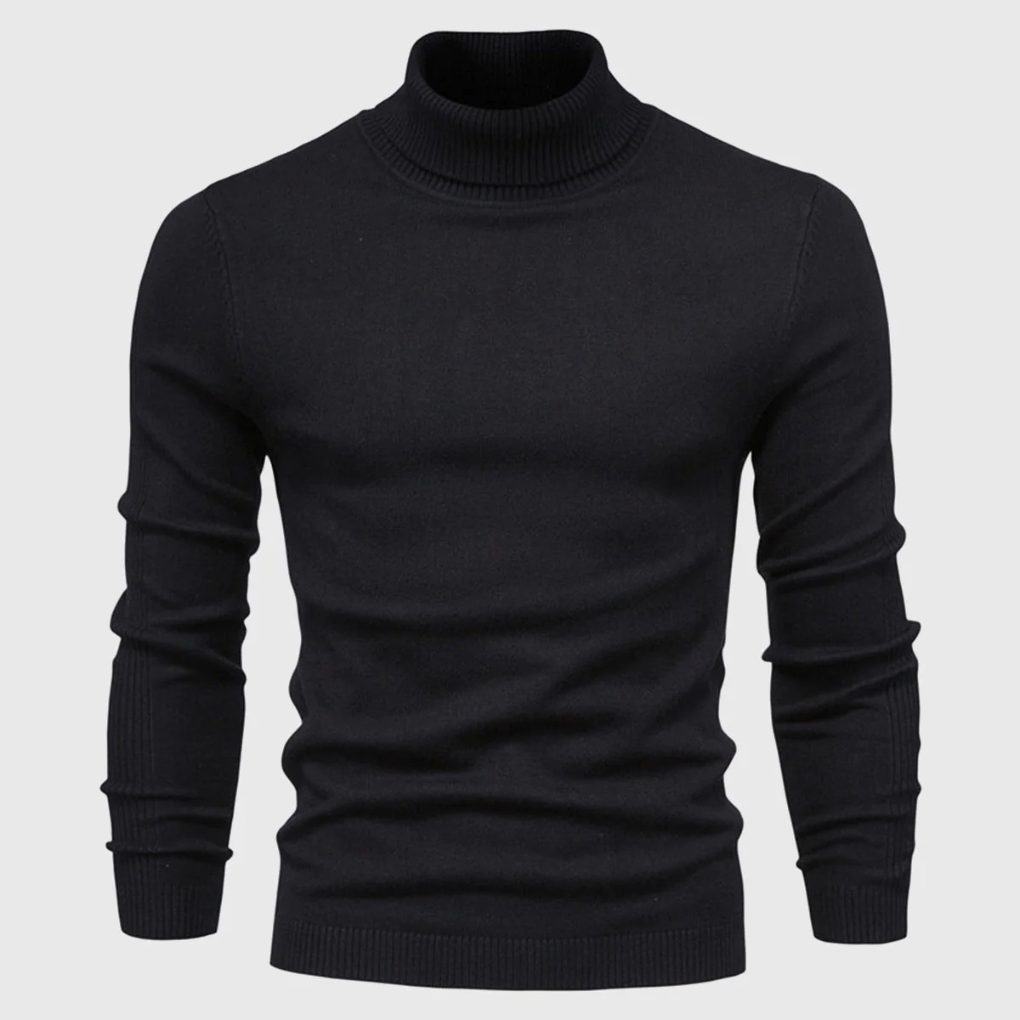 Pull col roulé washable pour homme – Style pratique avec vêtements quotidiens