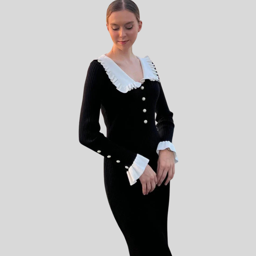 Robe Maxi Femme – Volant Haute Taille Déclaration