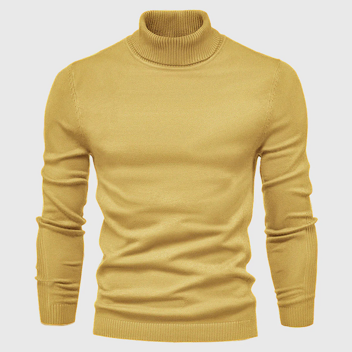 Pull col roulé washable pour homme – Style pratique avec vêtements quotidiens