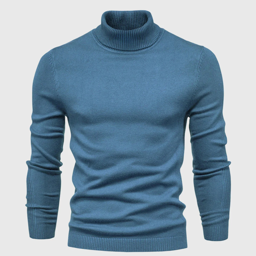 Pull col roulé washable pour homme – Style pratique avec vêtements quotidiens