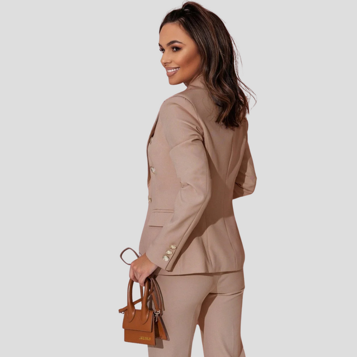 Ensemble Blazer Elisea pour Femmes – Costume Moderne d'Été