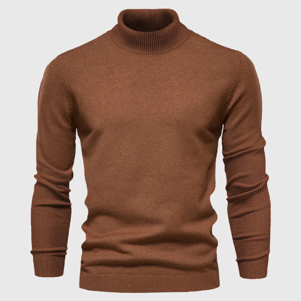 Pull col roulé washable pour homme – Style pratique avec vêtements quotidiens