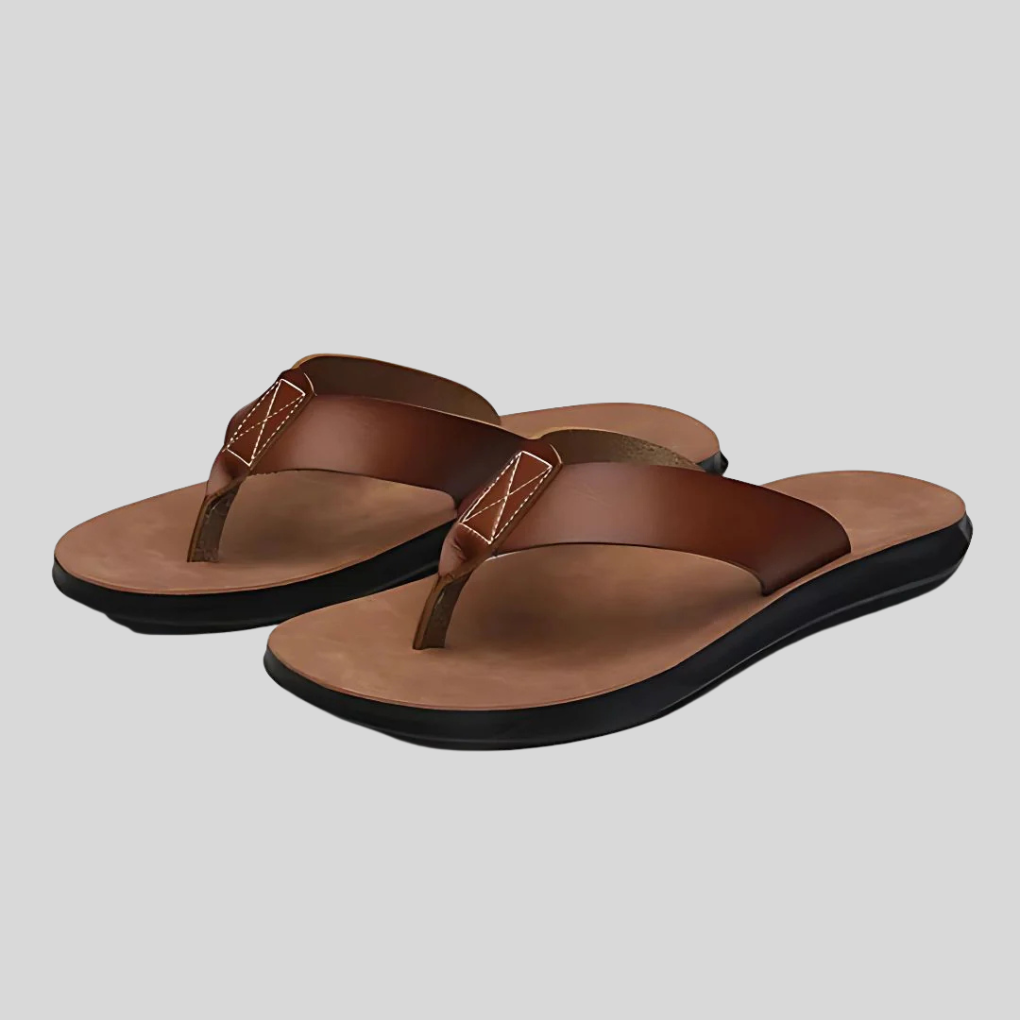 Sandales Plates pour Hommes – Chaussures de Loisir Quotidien