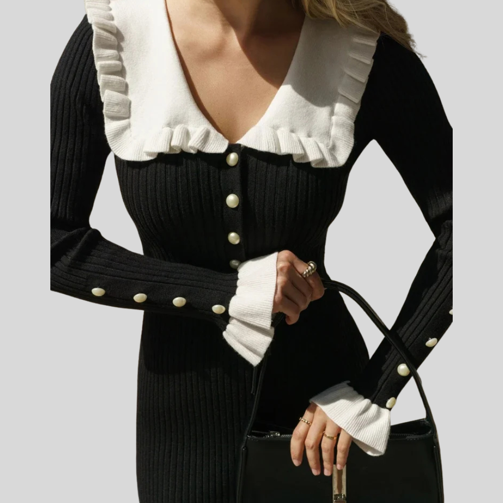 Robe Maxi Femme – Volant Haute Taille Déclaration