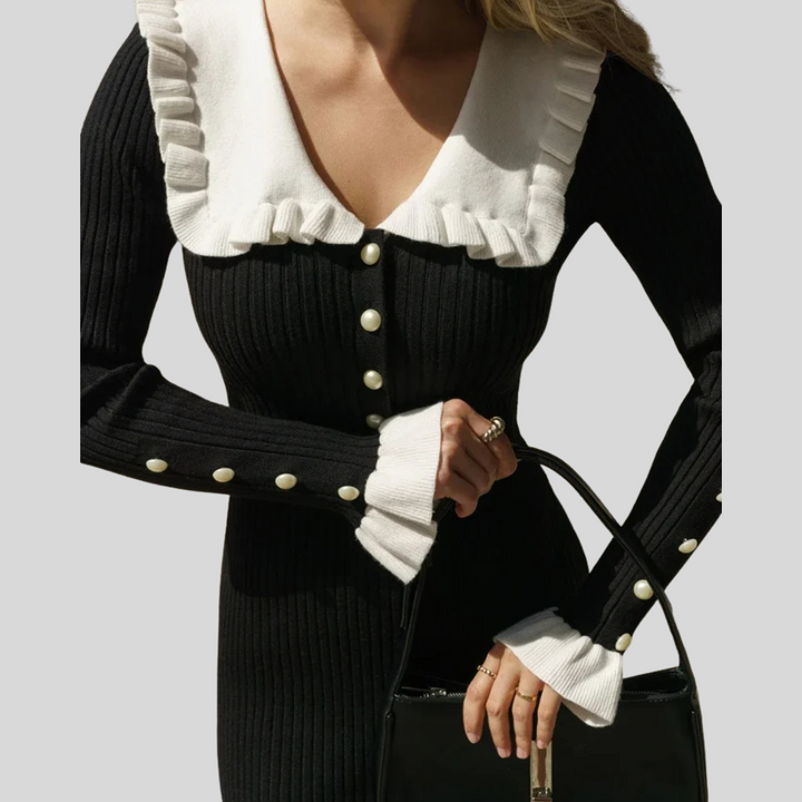 Robe Maxi Femme – Volant Haute Taille Déclaration