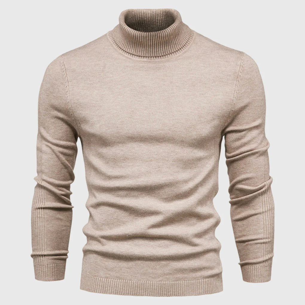 Pull col roulé washable pour homme – Style pratique avec vêtements quotidiens