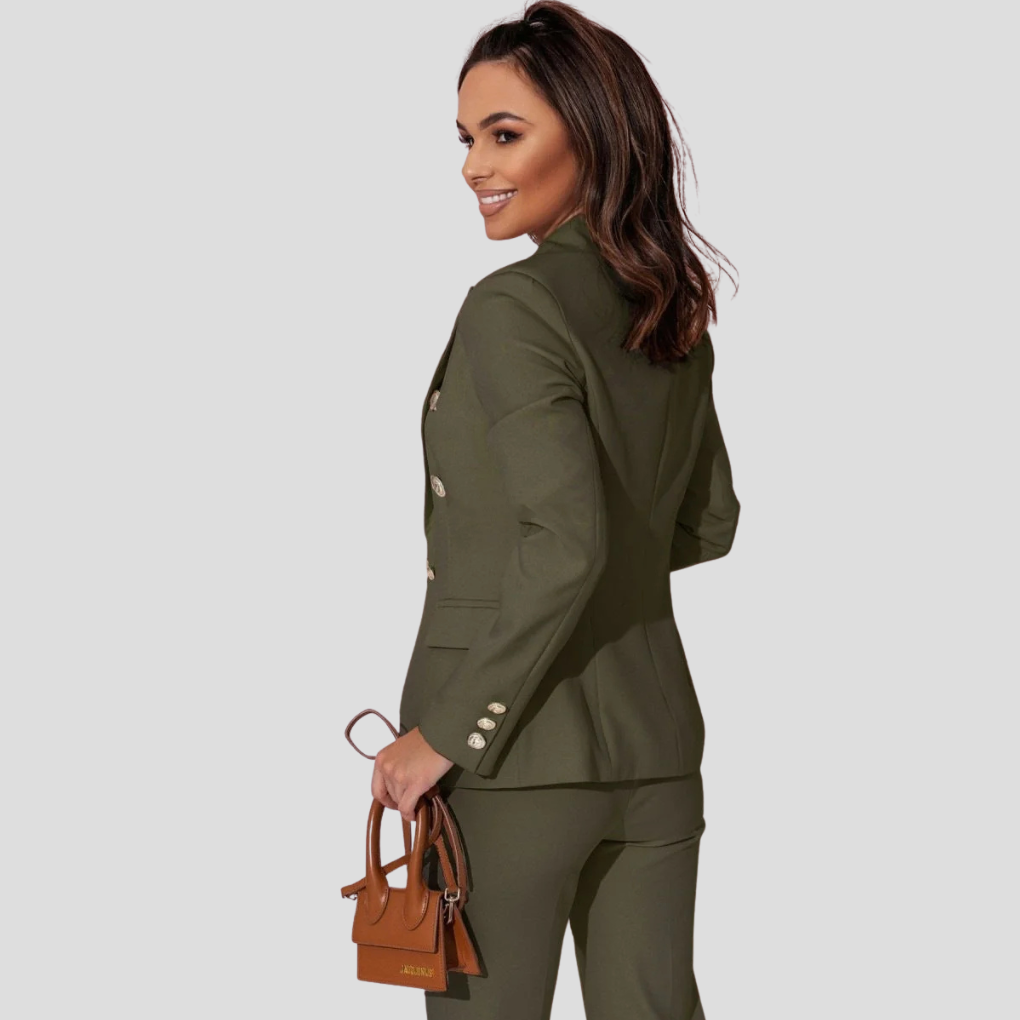 Ensemble Blazer Elisea pour Femmes – Costume Moderne d'Été