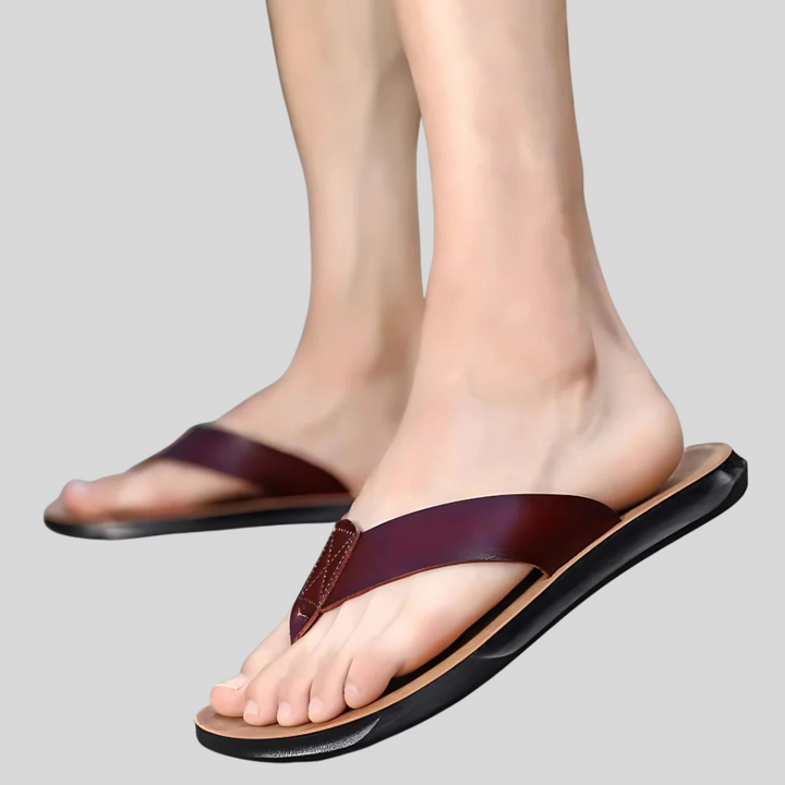 Sandales Plates pour Hommes – Chaussures de Loisir Quotidien